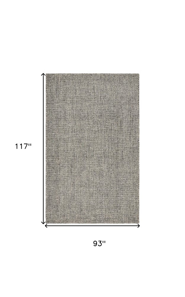 9' X 12' Brown Detailed Weave Area Rug