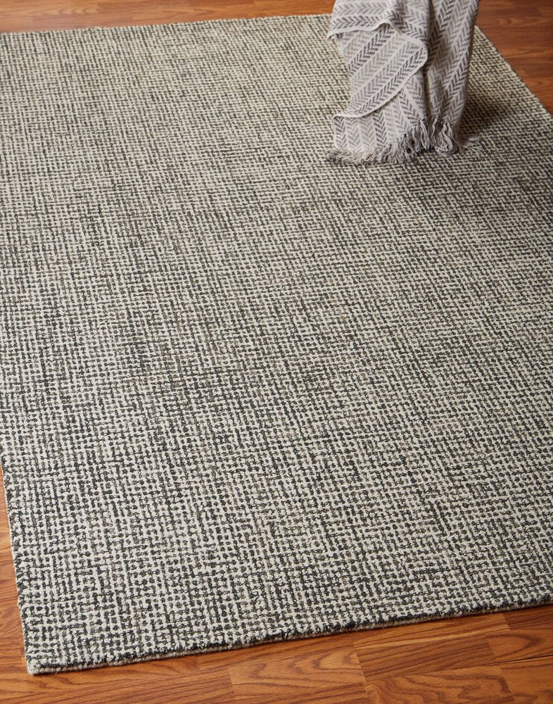 9' X 12' Brown Detailed Weave Area Rug