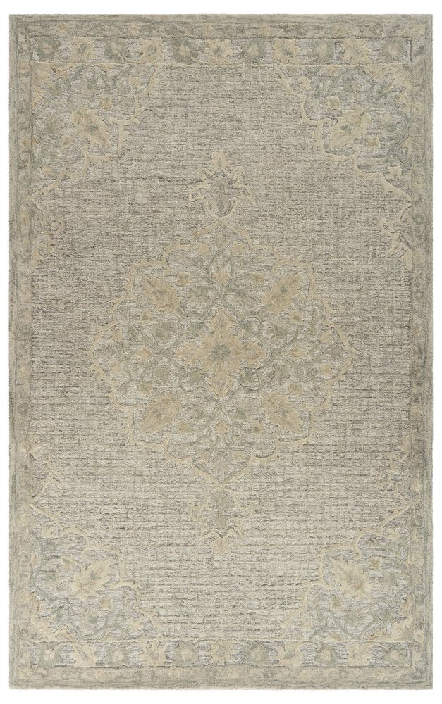 9' X 12' Blue Wool Hand Tufted Area Rug