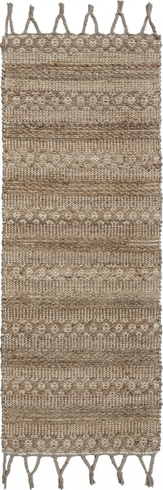 3' X 4' Natural Jute Hand Woven Area Rug