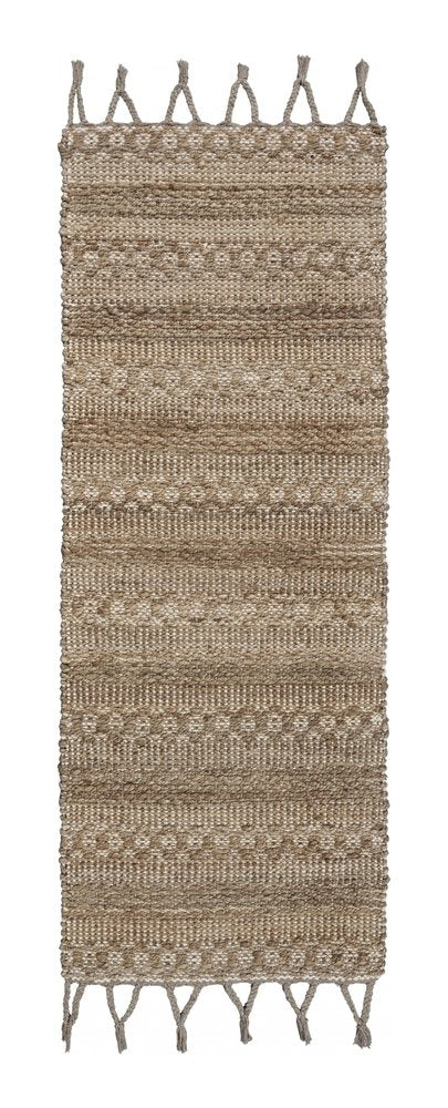 3' X 4' Natural Jute Hand Woven Area Rug