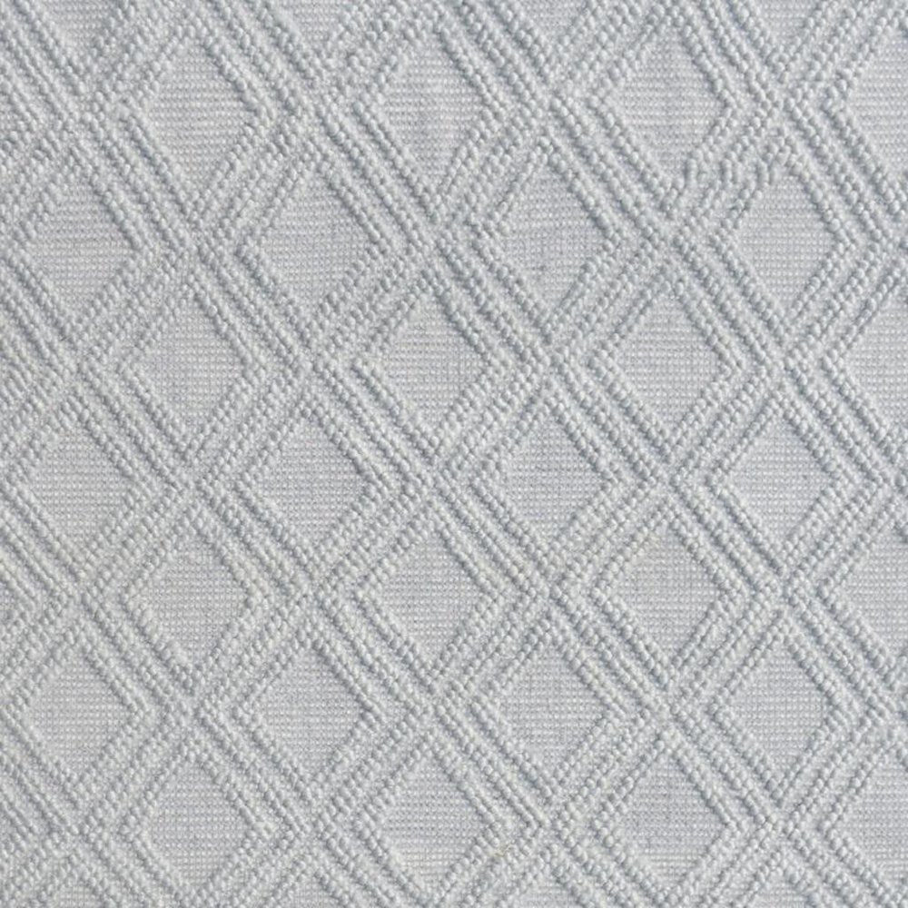 6' X 9' Gray Geometric Handmade Area Rug
