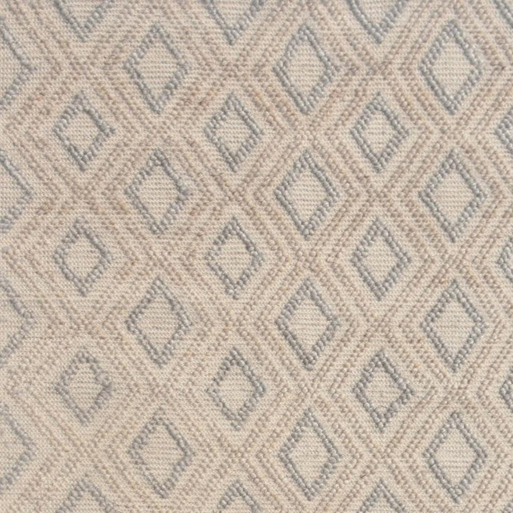 6' X 9' Natural Geometric Handmade Area Rug