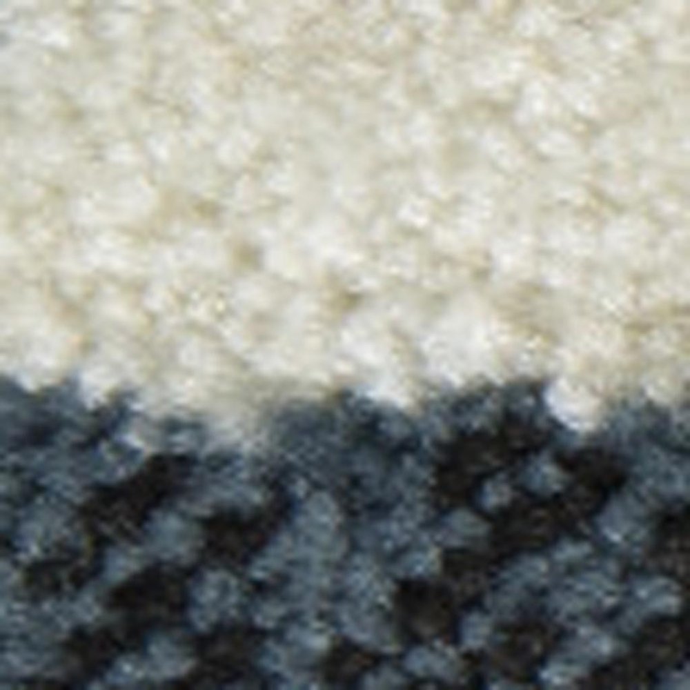 5' X 8' Beige Blue And Gray Geometric Area Rug