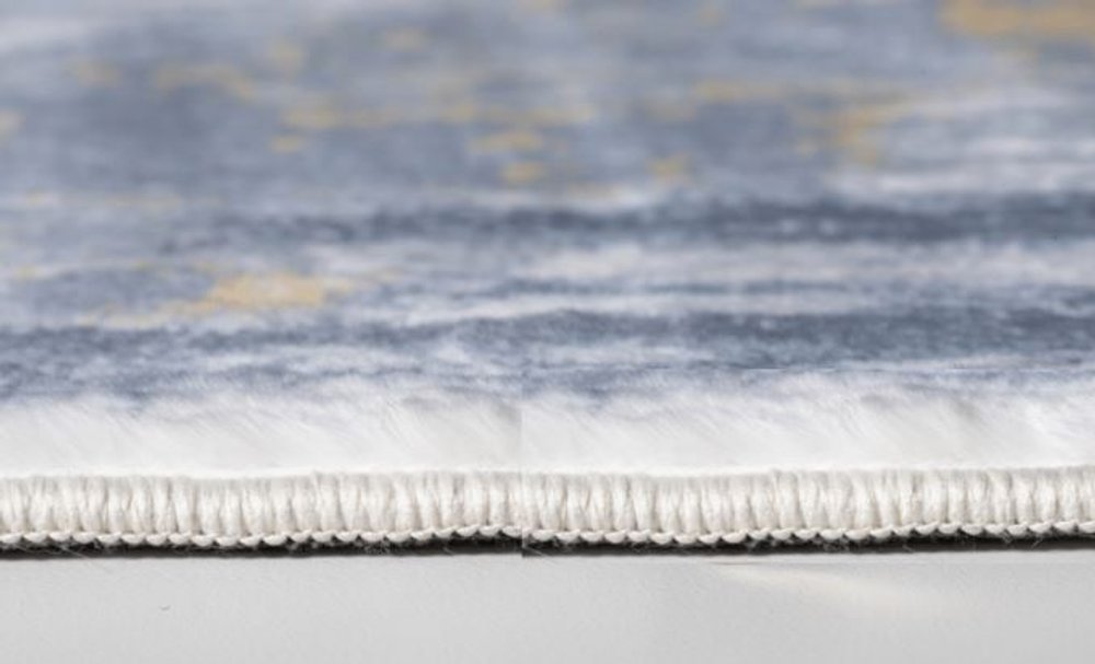 6' X 9' Gray And Ivory Abstract Area Rug