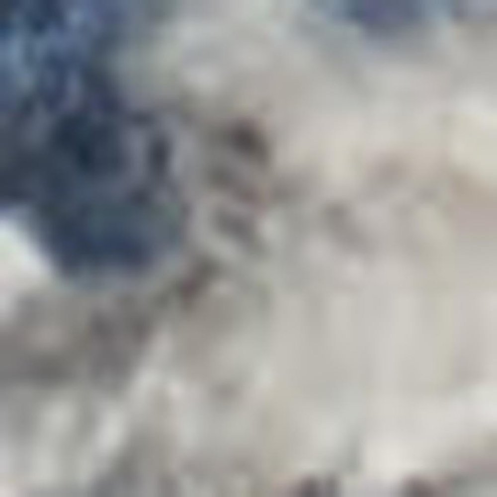 2' X 4' Blue And Grey Oriental Power Loom Non Skid Area Rug