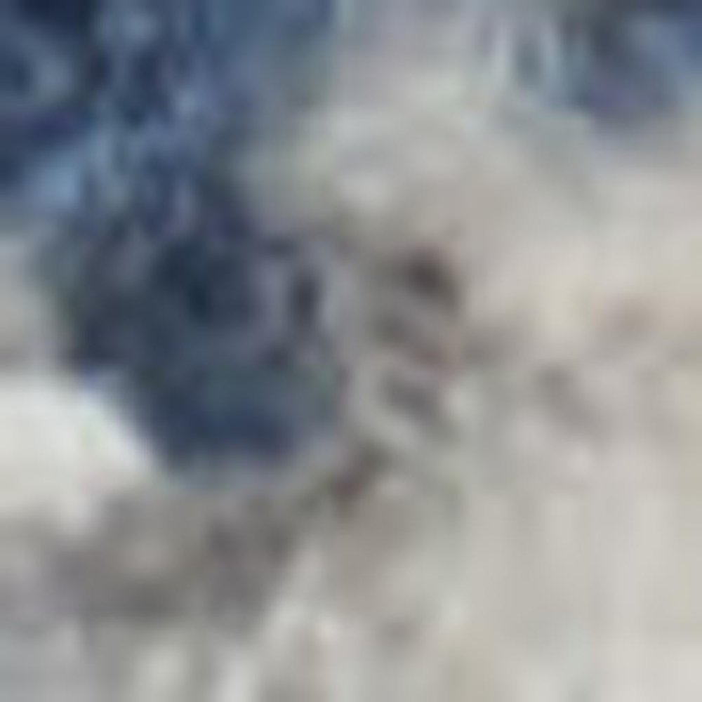 3' X 5' Blue And Grey Oriental Power Loom Non Skid Area Rug