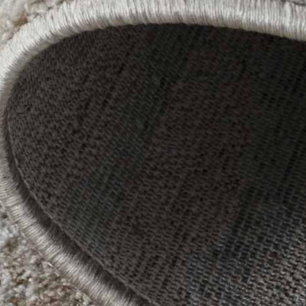 5' X 8' Beige Abstract Stain Resistant Area Rug