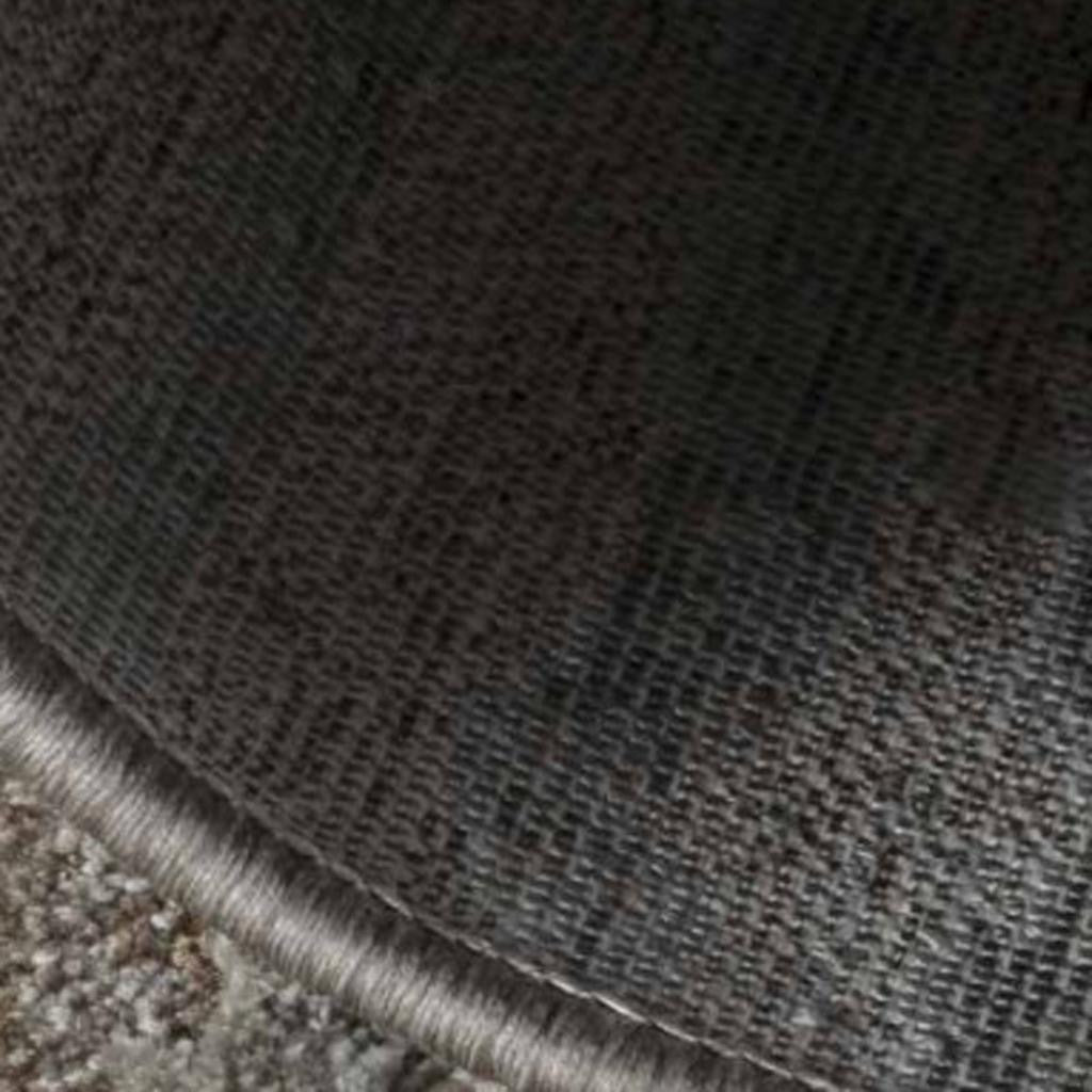 5' X 8' Beige Abstract Stain Resistant Area Rug