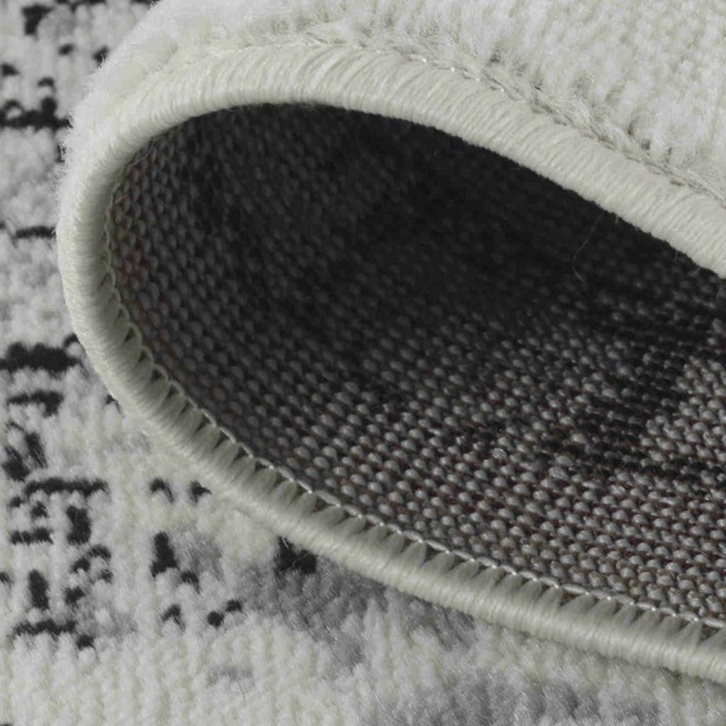 7' X 10' Black Oriental Area Rug