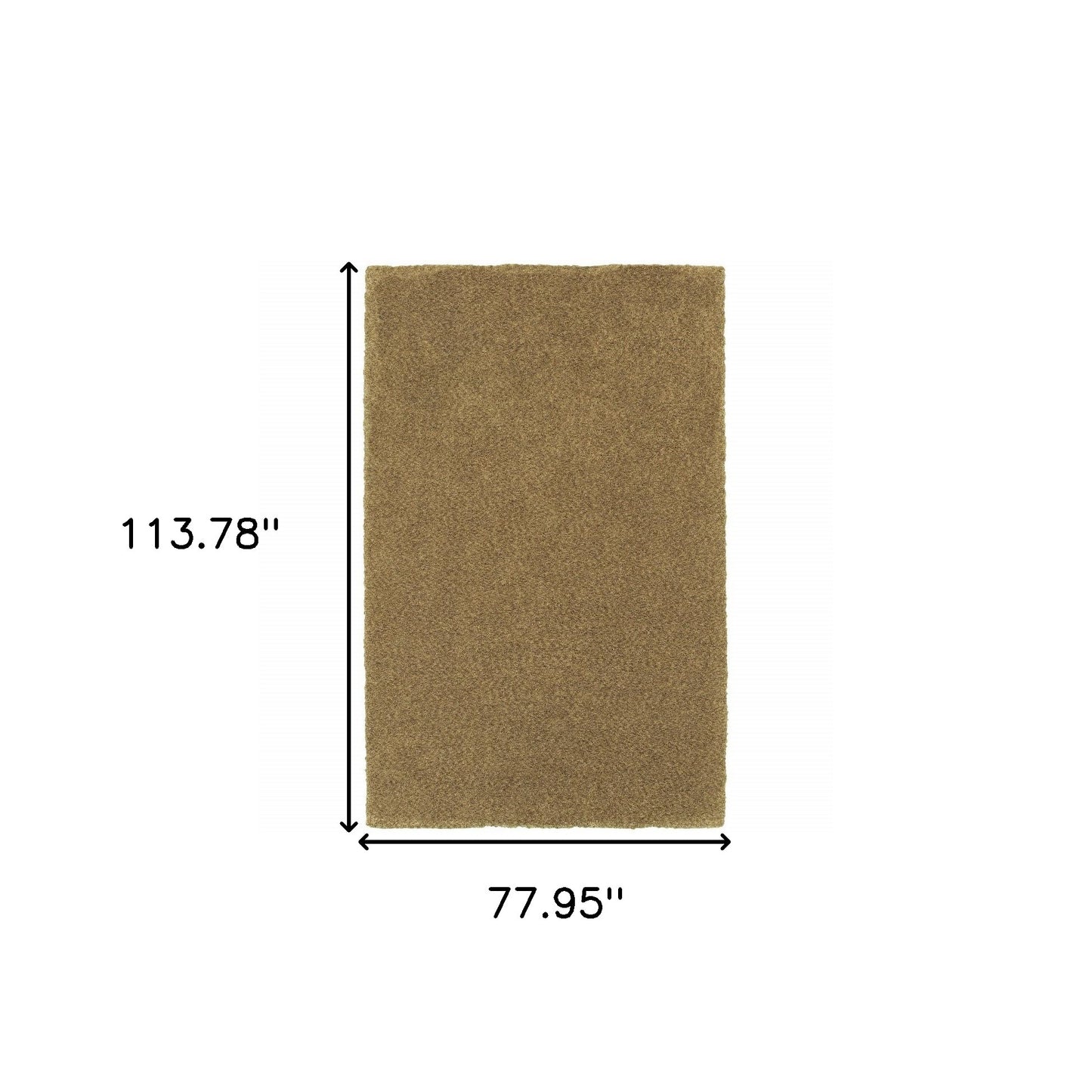 10' X 13' Olive Green Shag Tufted Handmade Stain Resistant Area Rug