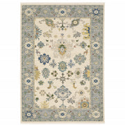 Ivory/ Blue