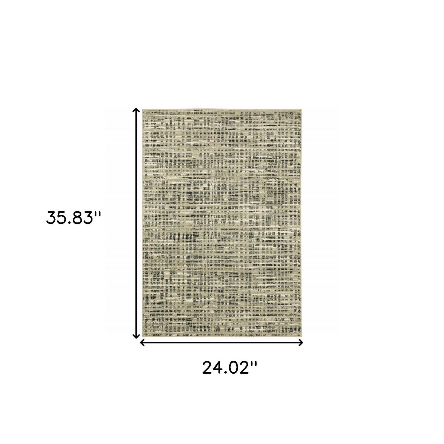 10' X 13' Beige And Gray Geometric Distressed Area Rug