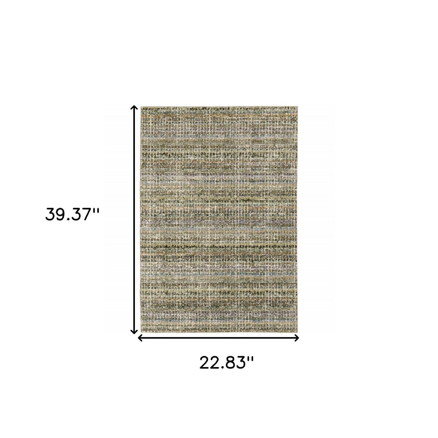 10' X 13' Gray and Ivory Abstract Power Loom Area Rug