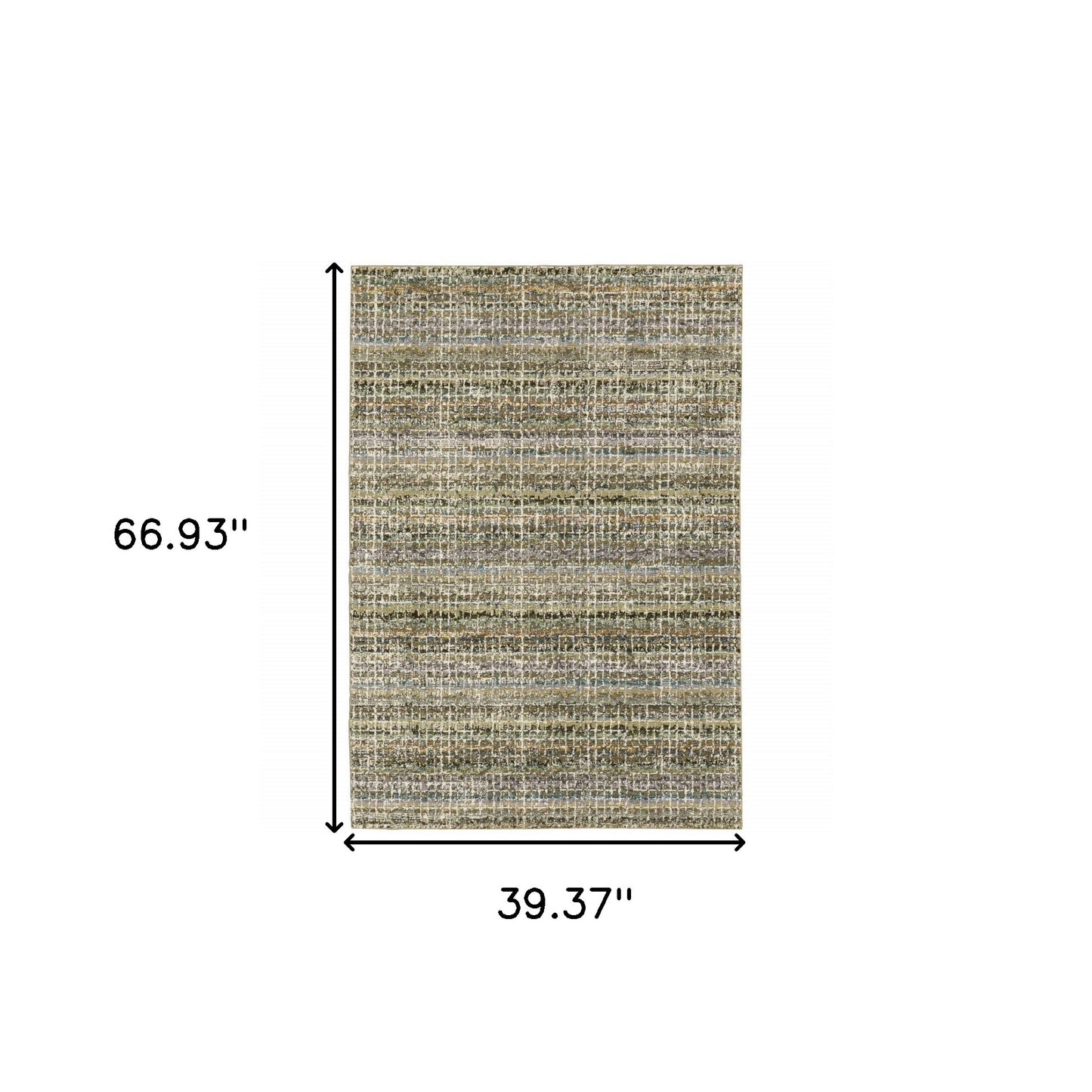 10' X 13' Gray and Ivory Abstract Power Loom Area Rug