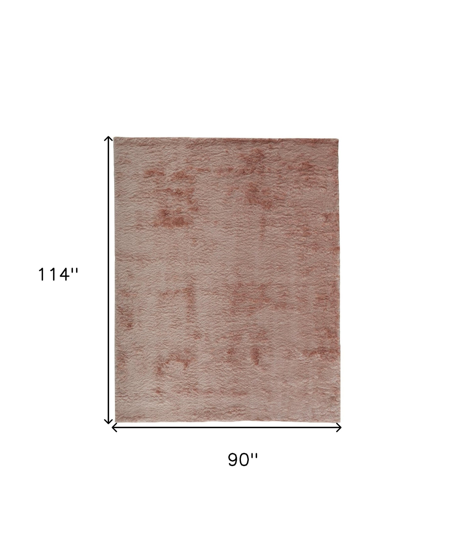 2' X 3' Pink Shag Tufted Handmade Area Rug