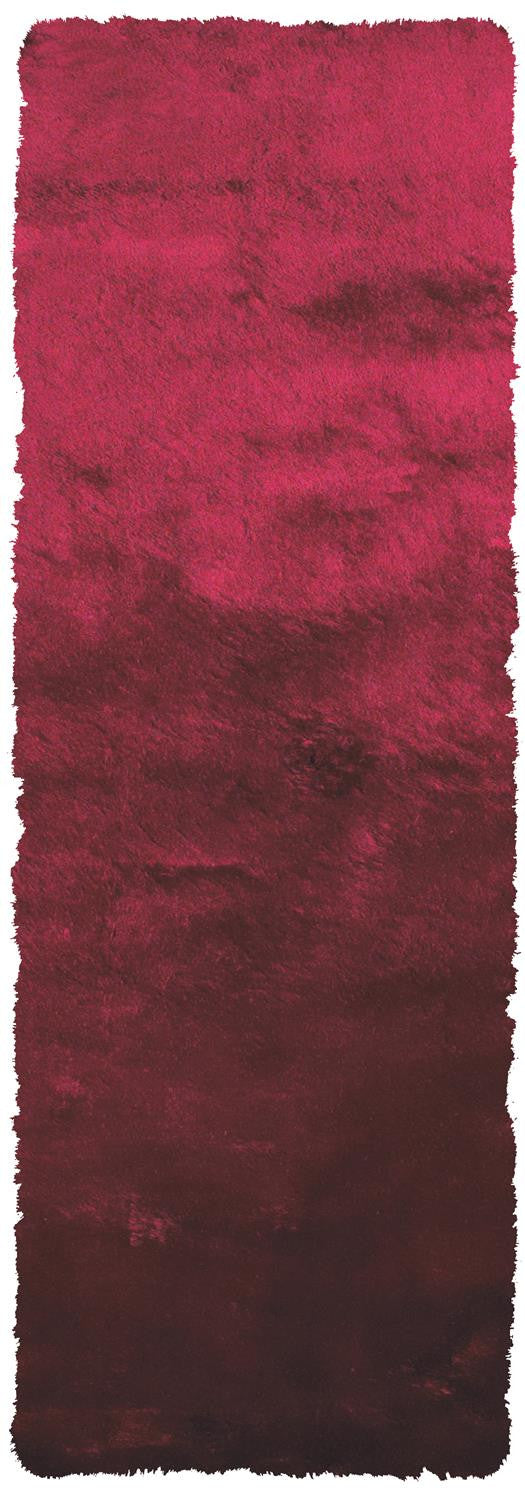 2' X 3' Pink Shag Tufted Handmade Area Rug