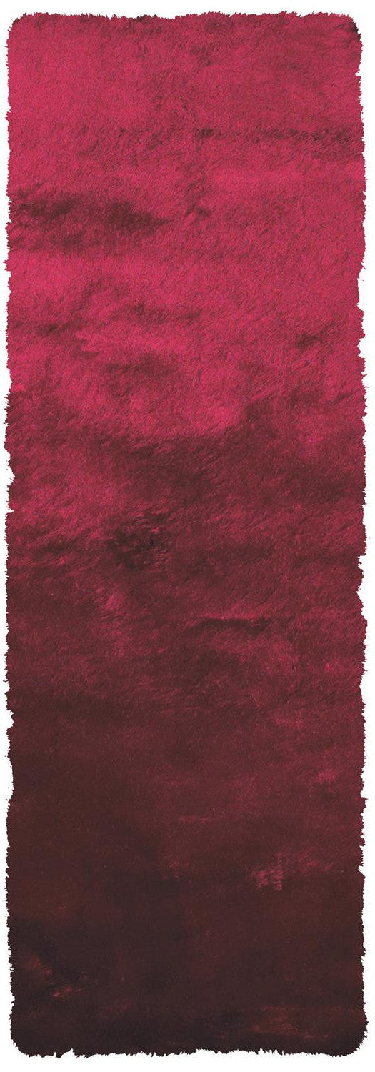 2' X 3' Pink Shag Tufted Handmade Area Rug