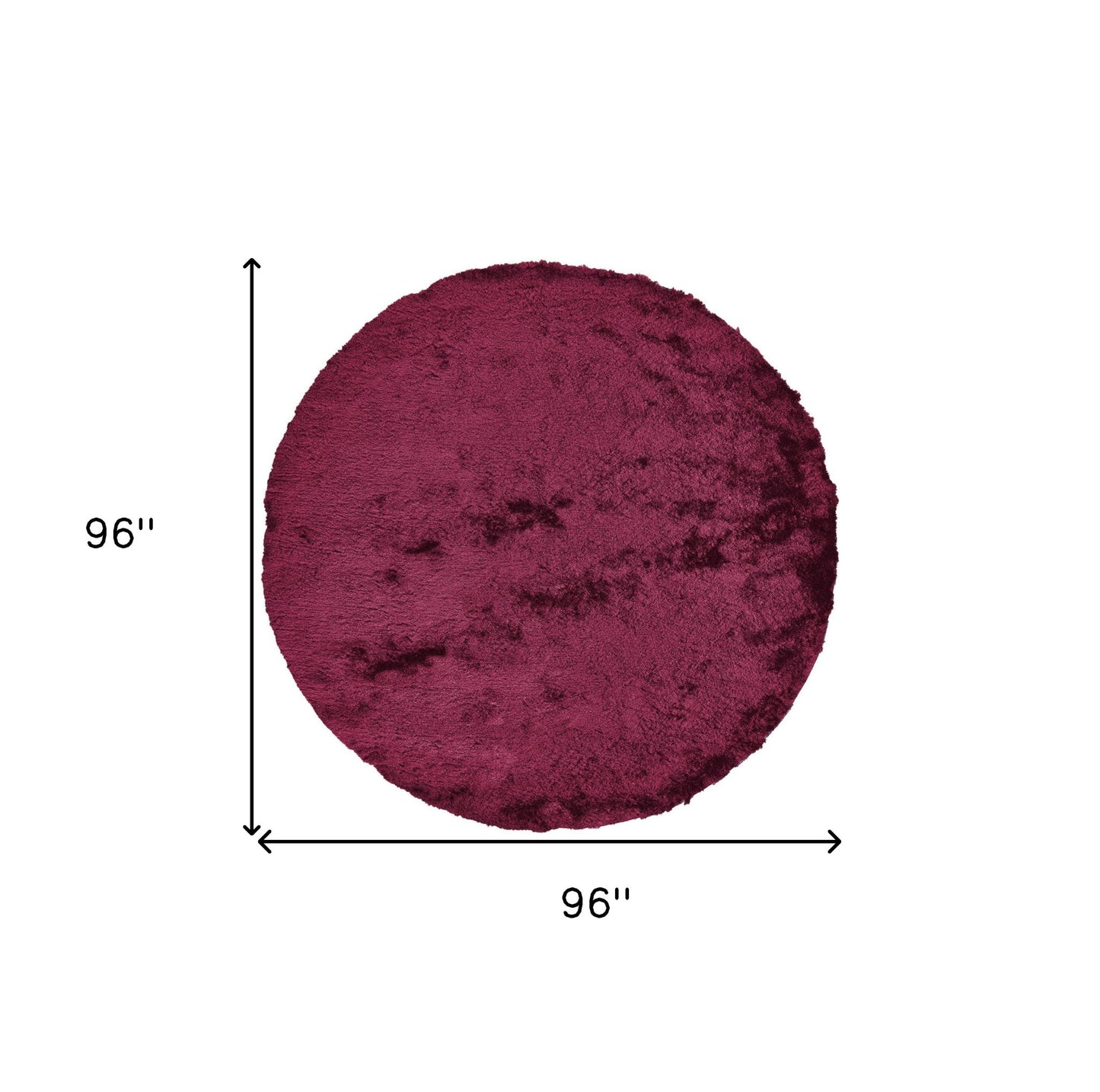 2' X 3' Pink Shag Tufted Handmade Area Rug