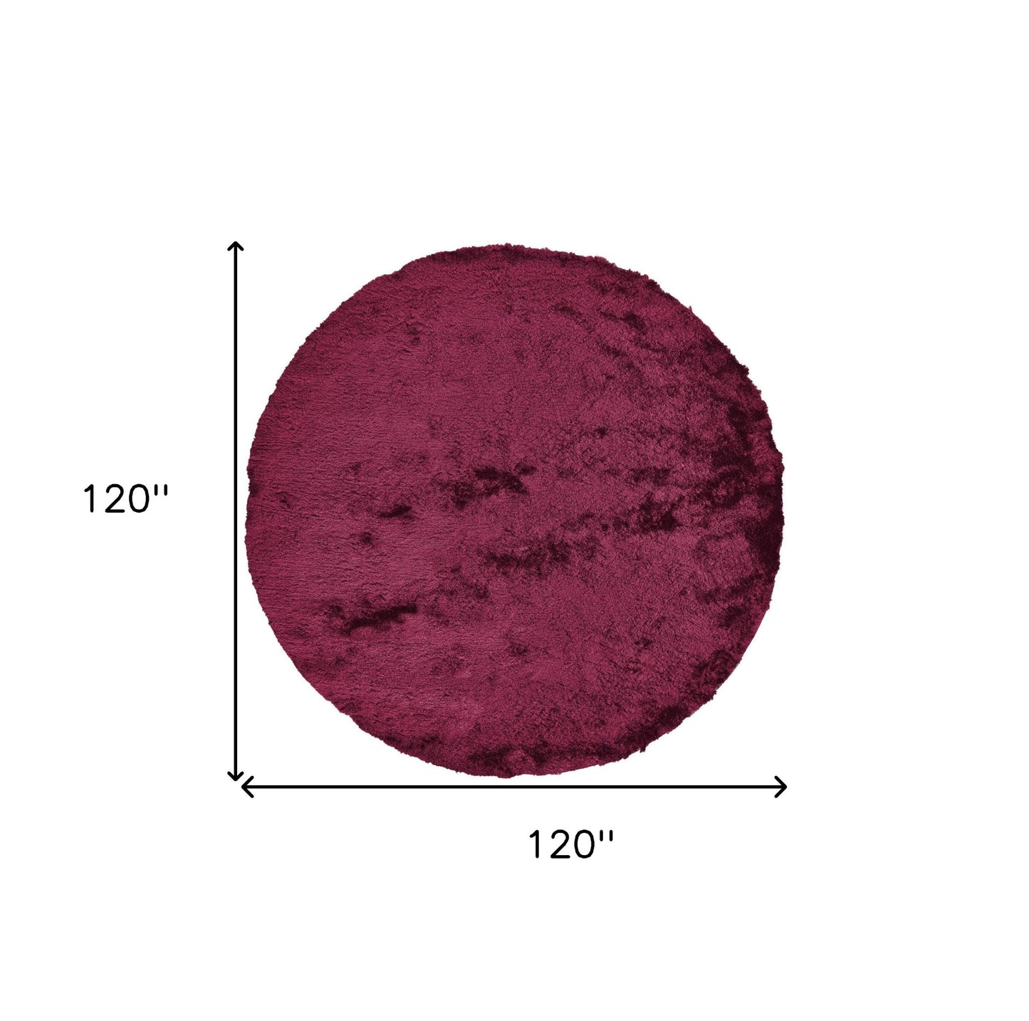 2' X 3' Pink Shag Tufted Handmade Area Rug