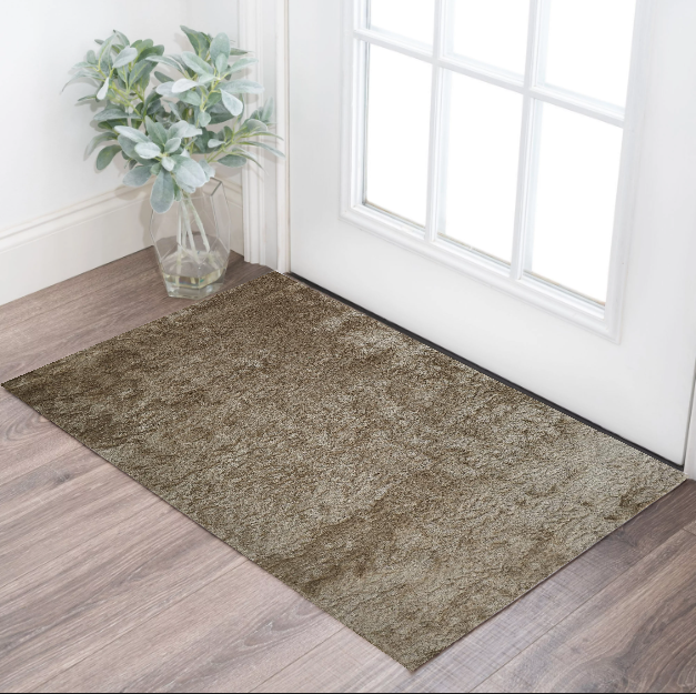 2' X 3' Pink Shag Tufted Handmade Area Rug