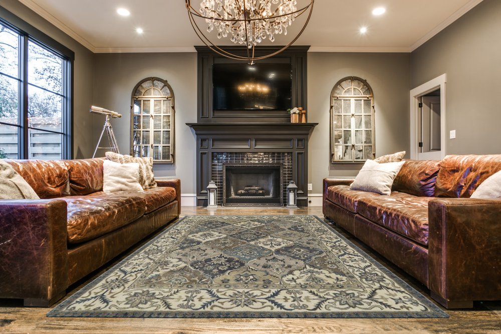 10' X 13' Gray Ivory And Blue Wool Floral Hand Tufted Area Rug