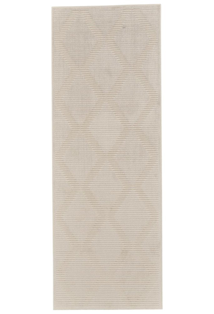 5' X 8' Ivory Geometric Area Rug
