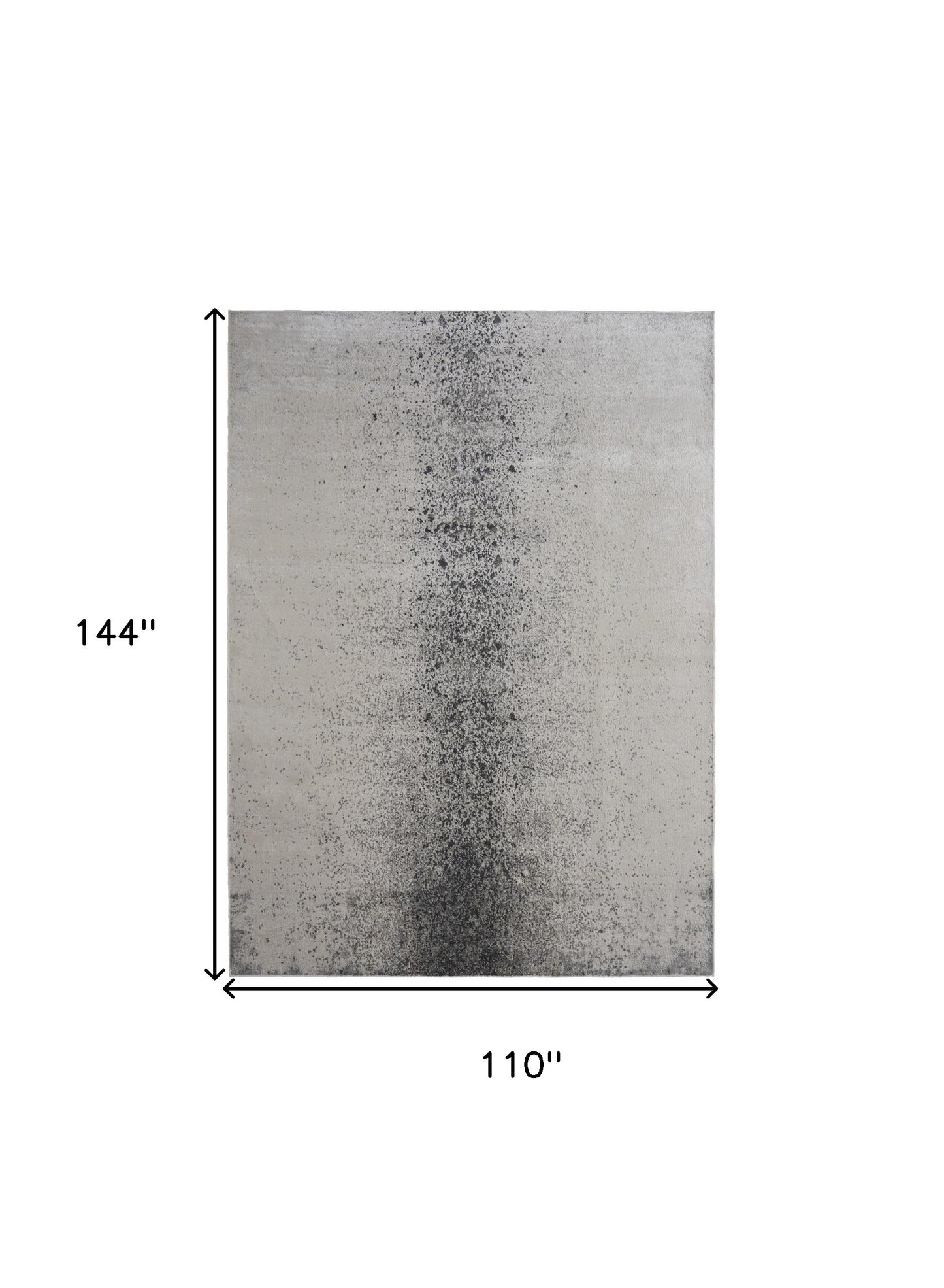 10' X 13' Ivory And Blue Abstract Power Loom Area Rug