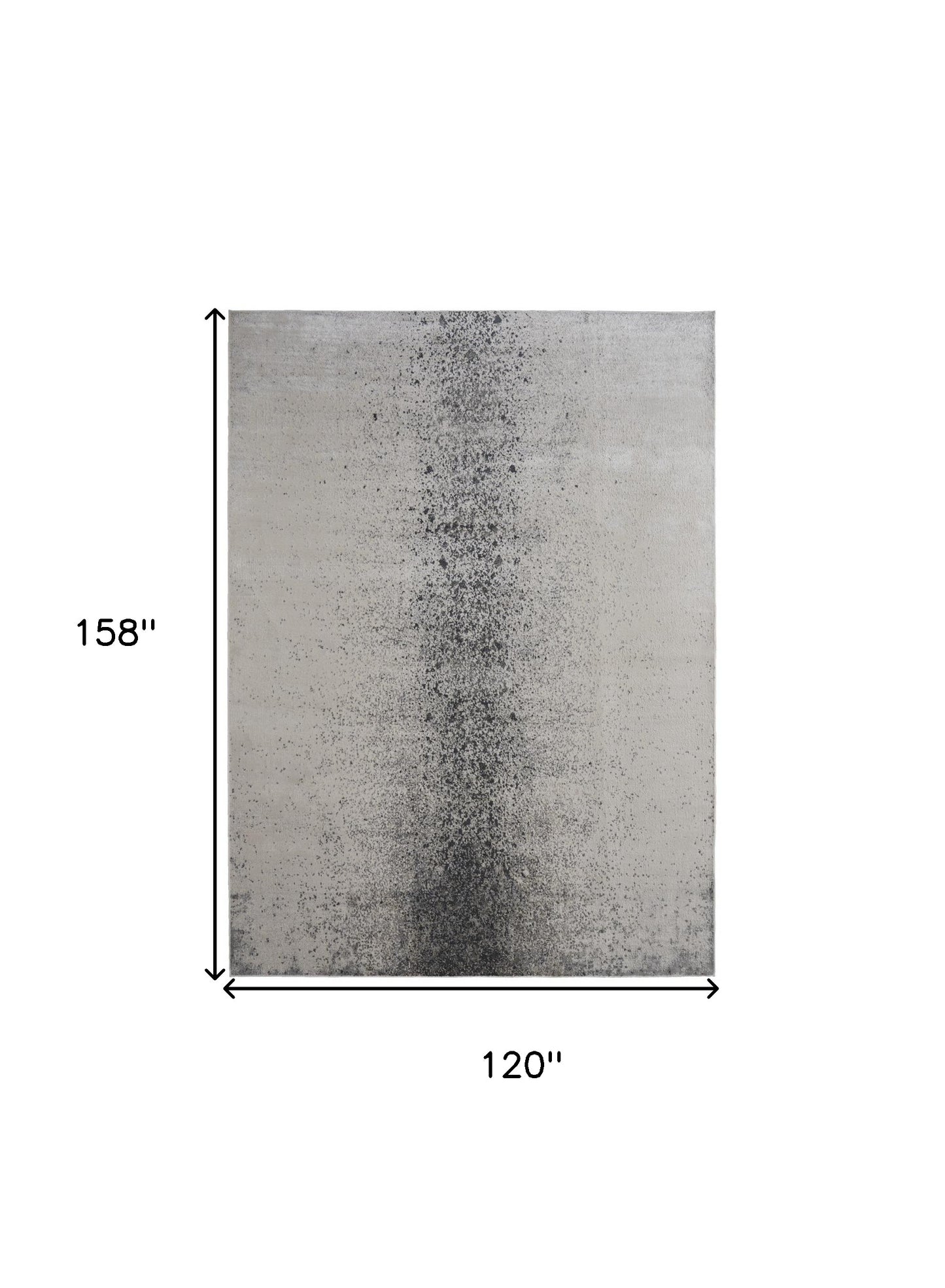 10' X 13' Ivory And Blue Abstract Power Loom Area Rug