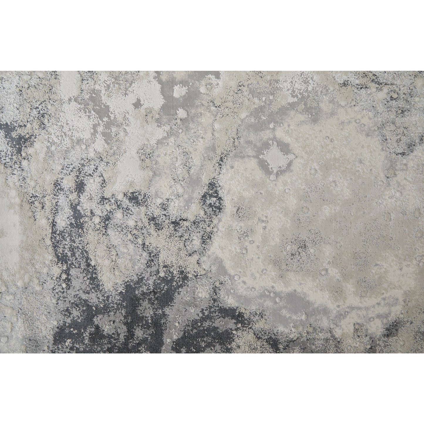 10' X 13' Ivory And Blue Abstract Power Loom Area Rug