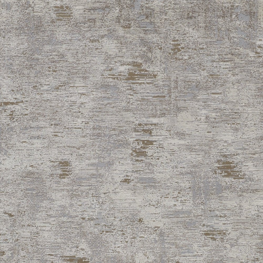 2' X 3' Gray Ivory And Tan Abstract Distressed Area Rug
