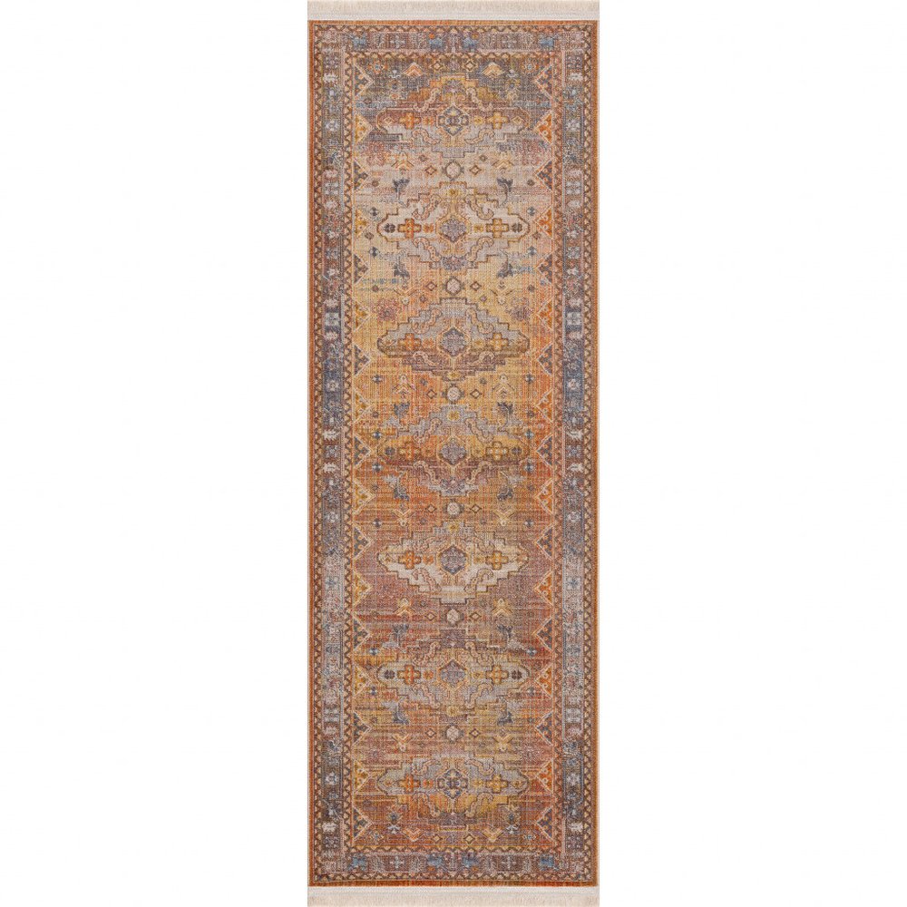 2' X 3' Brown Southwestern Area Rug