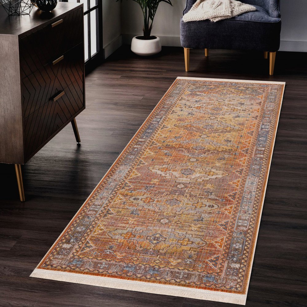 2' X 3' Brown Southwestern Area Rug