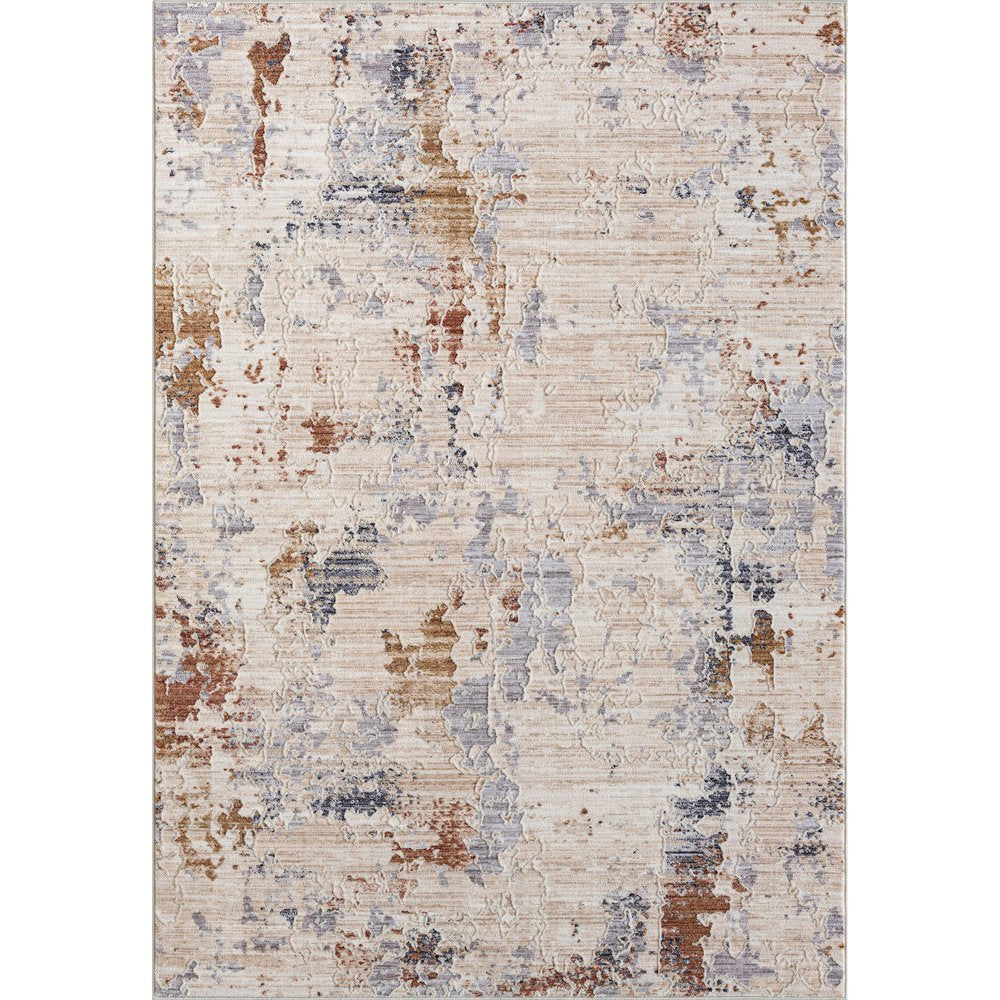 4' X 6' Gray Abstract Area Rug