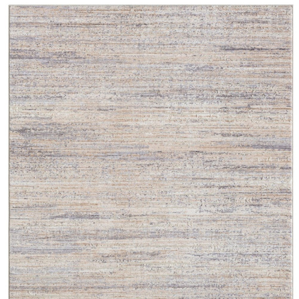 4' X 6' Gray Floral Area Rug