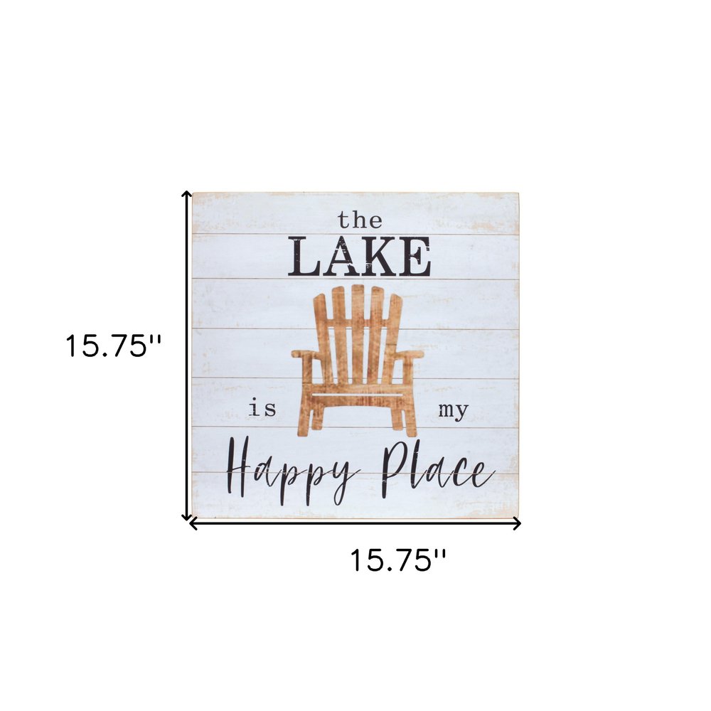 Set of Two White Black And Gray Lake Square Framed Art
