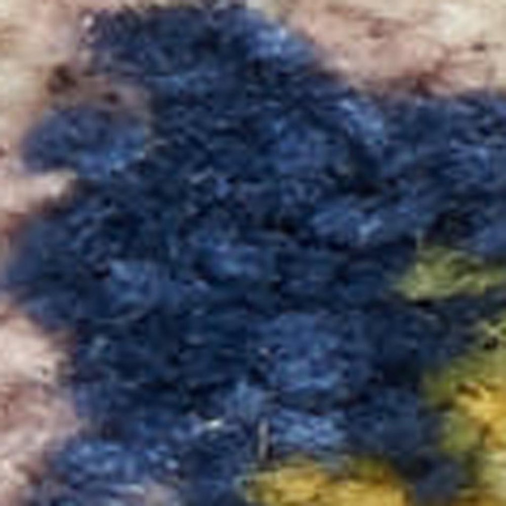 6' X 9' Blue Floral Power Loom Area Rug