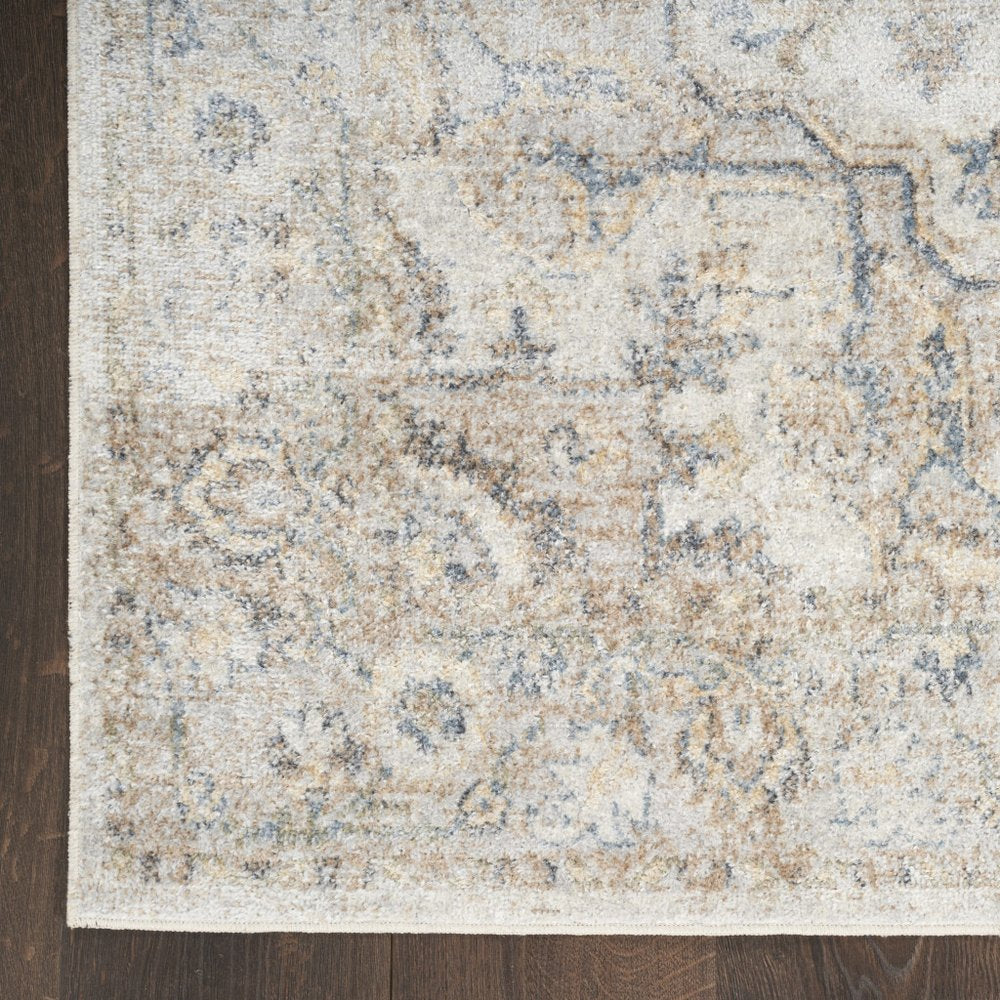 9' X 12' Gray Oriental Power Loom Area Rug