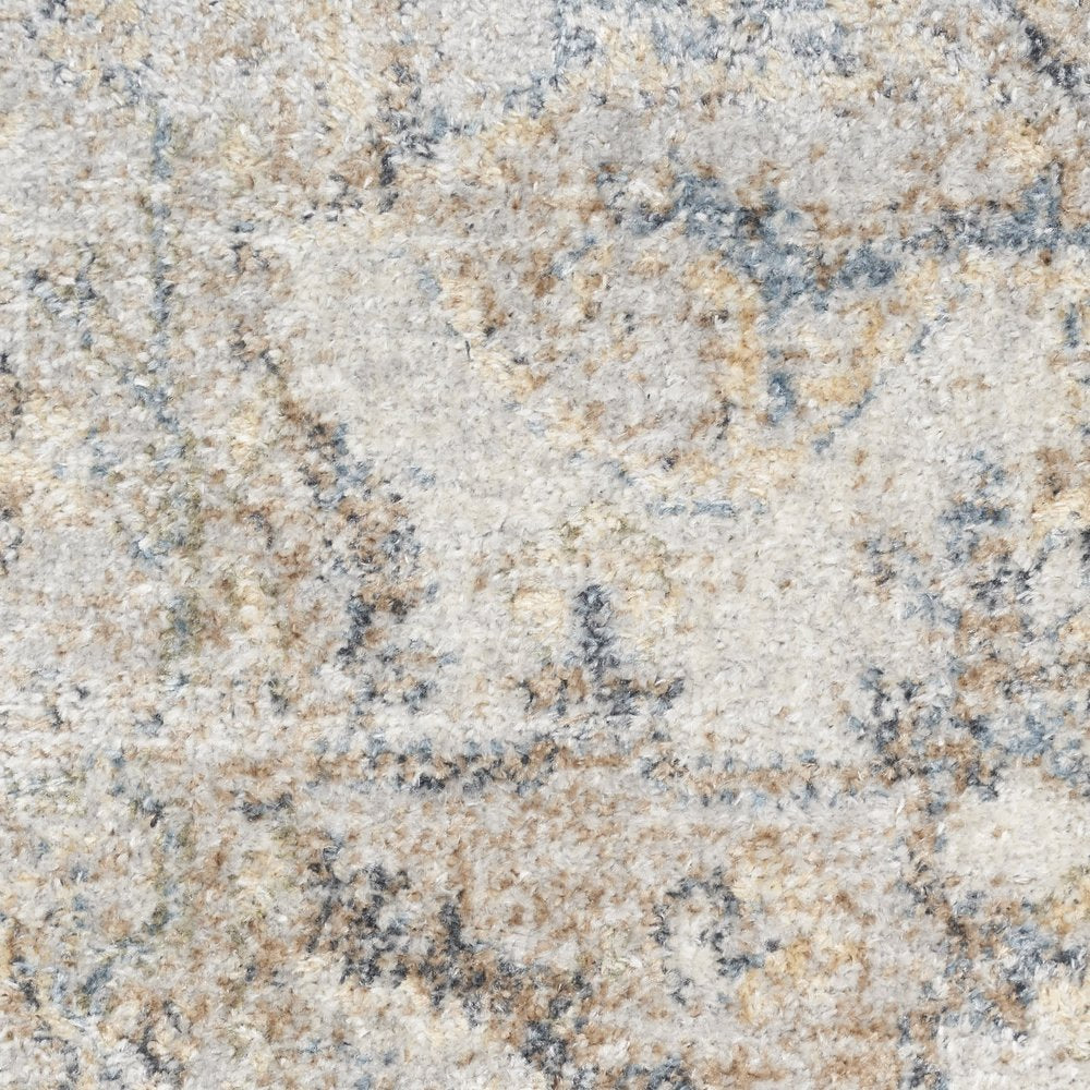 9' X 12' Gray Oriental Power Loom Area Rug