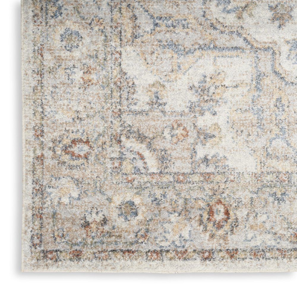 9' X 12' Gray Oriental Power Loom Area Rug