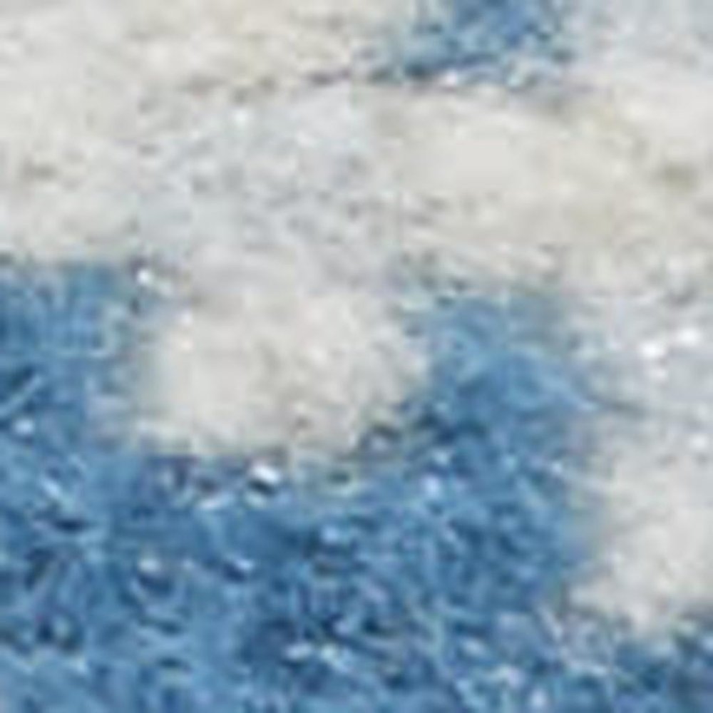 2' X 4' Blue Damask Power Loom Area Rug