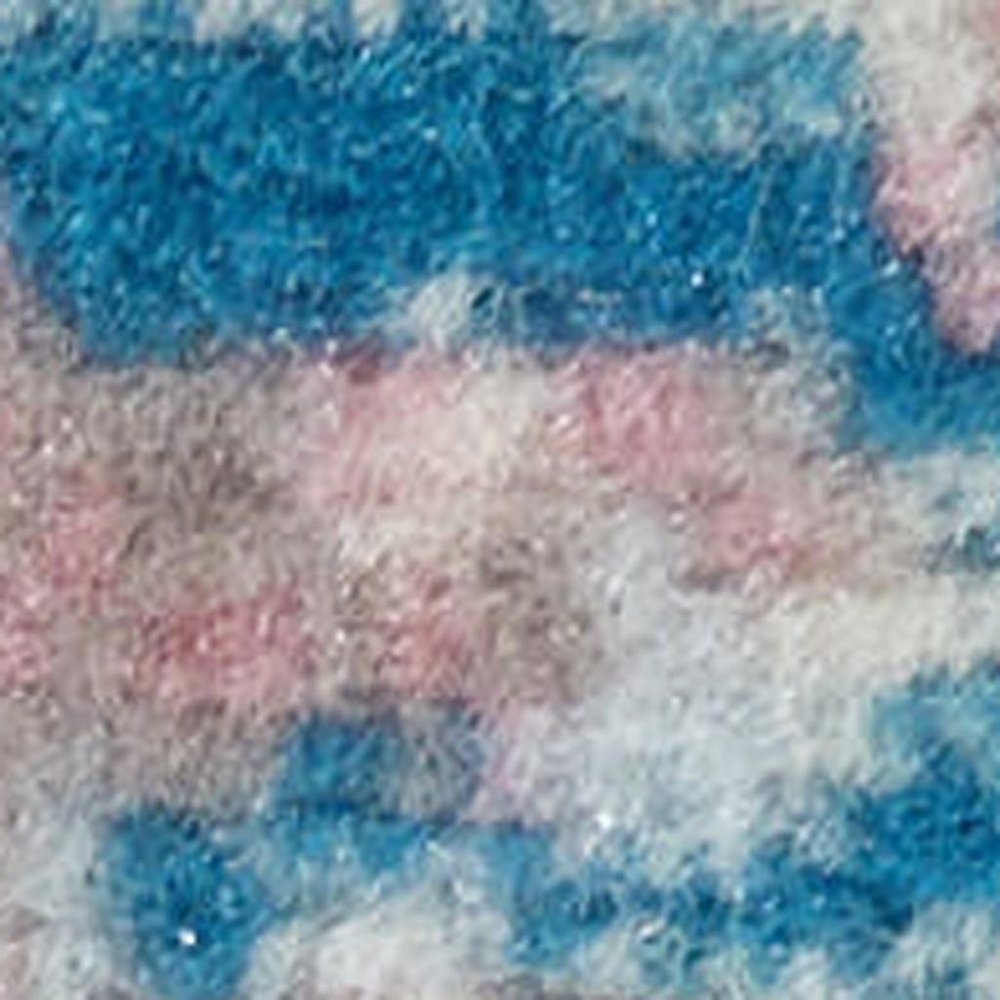 12' Pink And Ivory Medallion Runner Rug