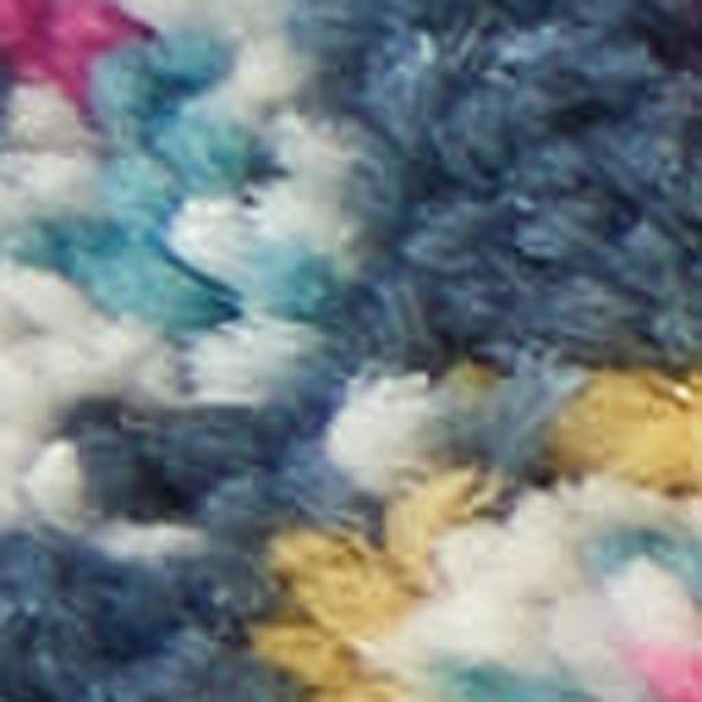 9' X 12' Fuchsia Floral Power Loom Area Rug