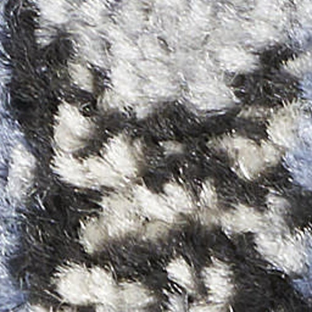 5' X 7' Black Floral Power Loom Distressed Area Rug