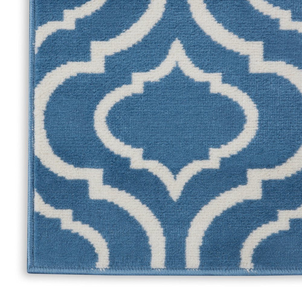 4' X 6' Gray Moroccan Power Loom Area Rug