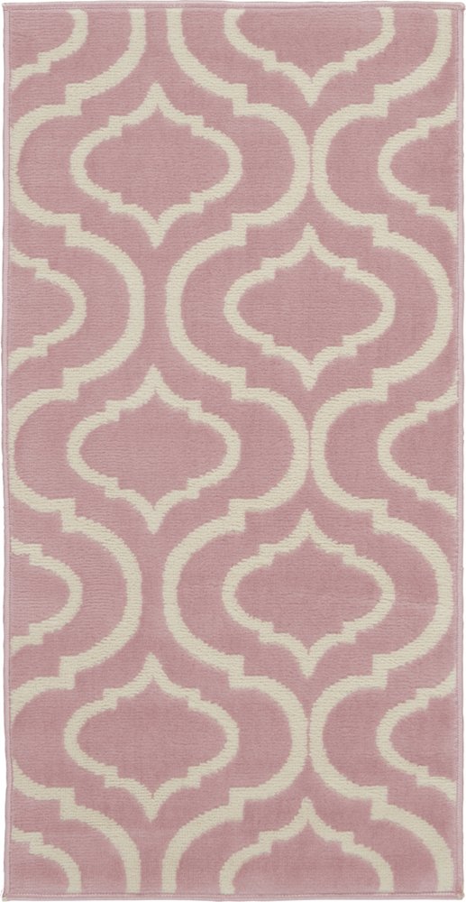 2' X 4' Gray Moroccan Power Loom Area Rug