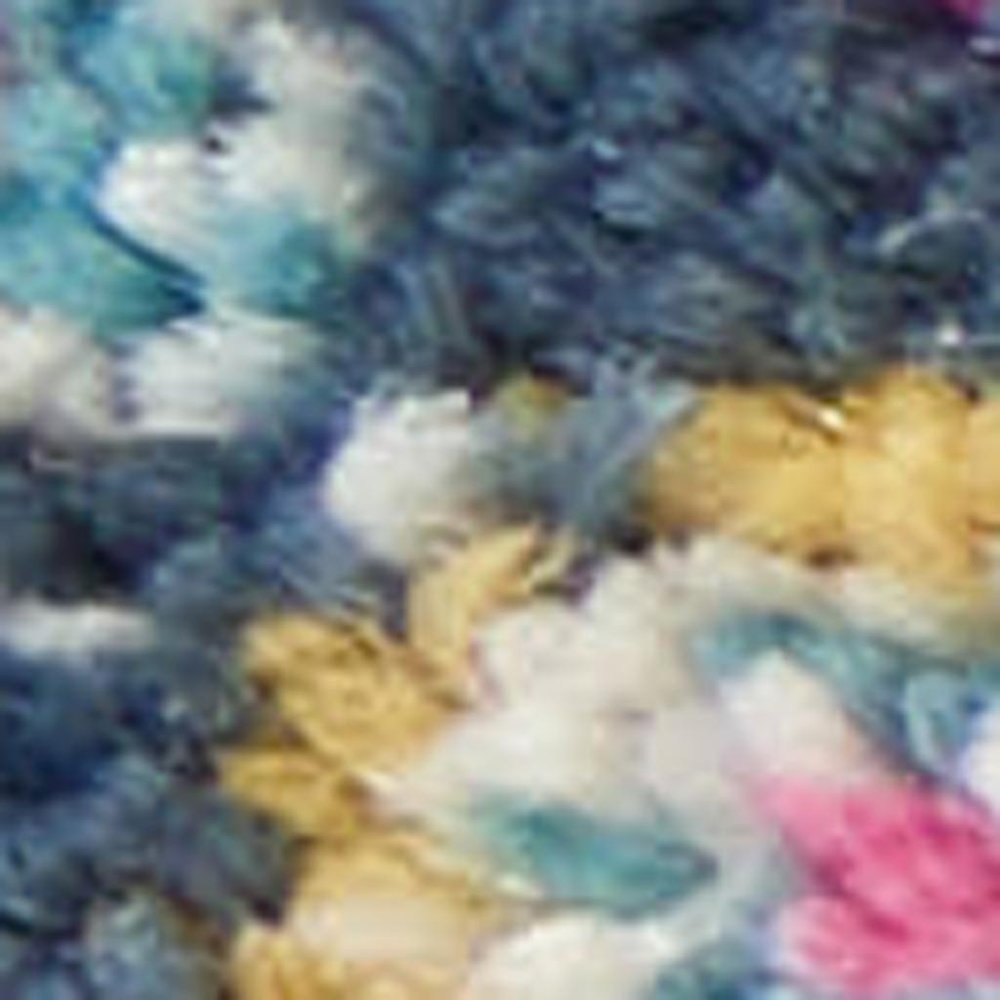 12' X 18' Blue Moroccan Power Loom Distressed Area Rug