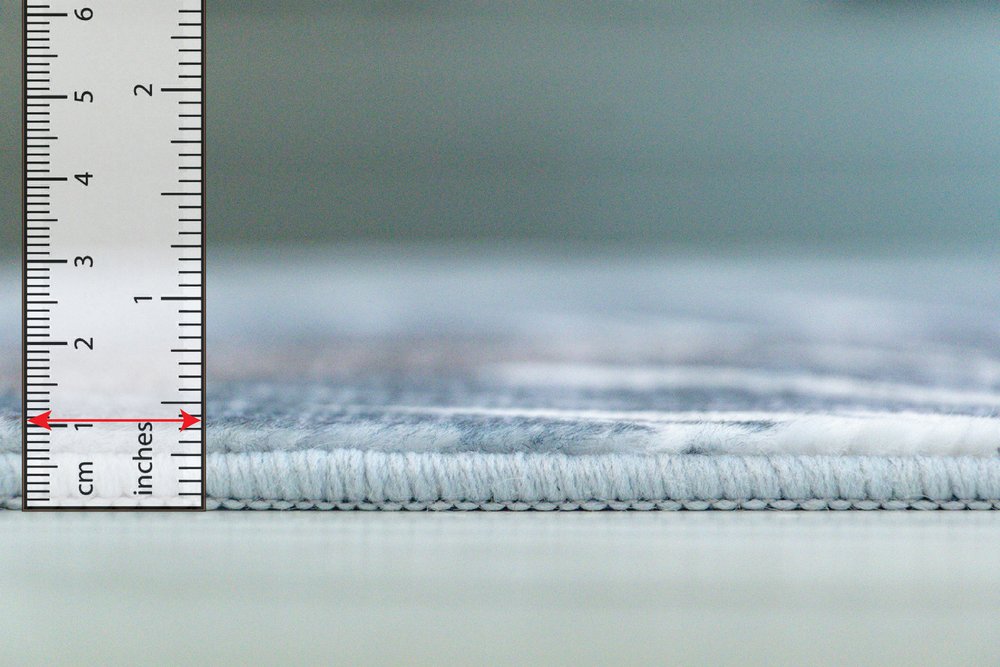 4' X 6' Black and Gray Oriental Area Rug