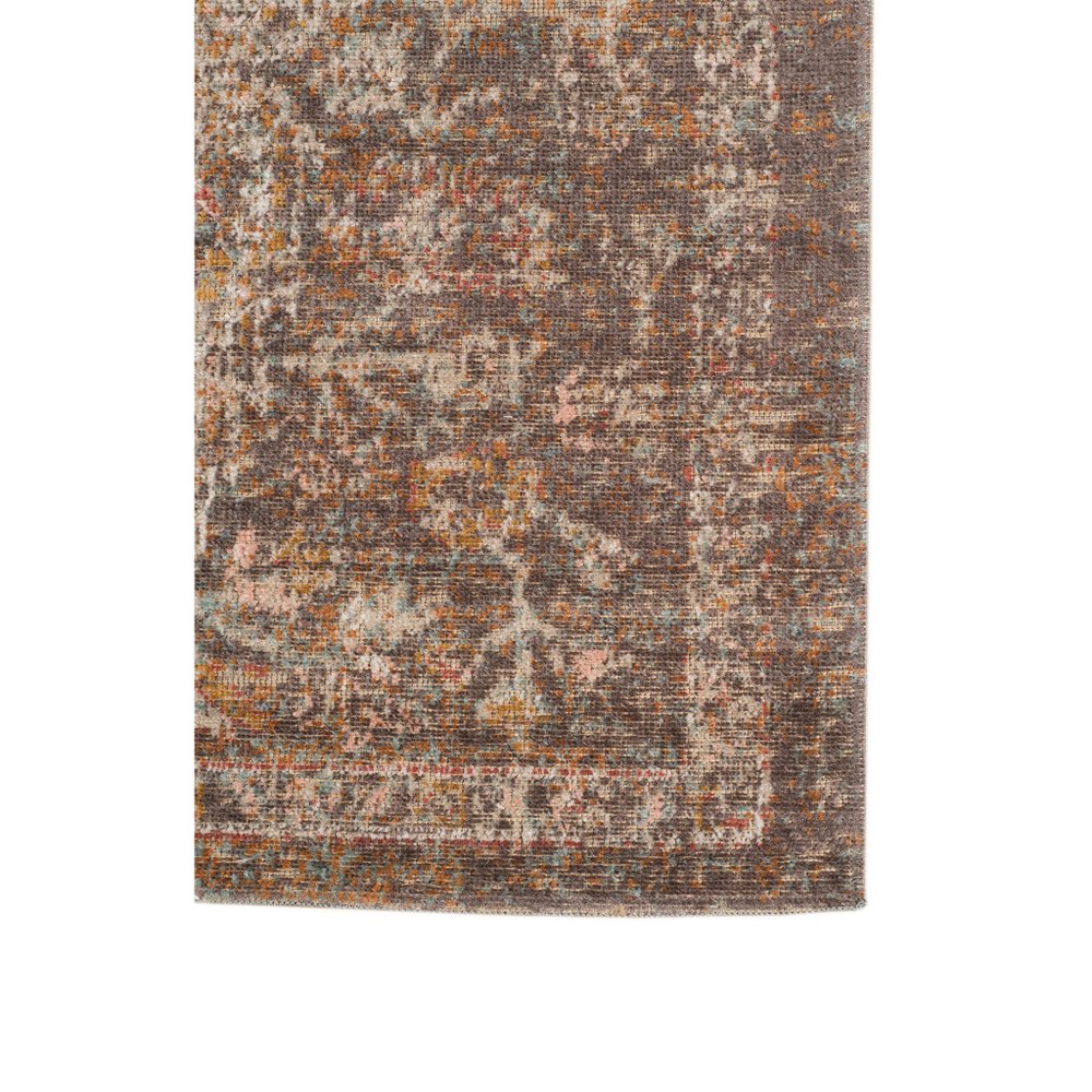 6' X 8' Beige Gray and Taupe Medallion Power Loom Area Rug