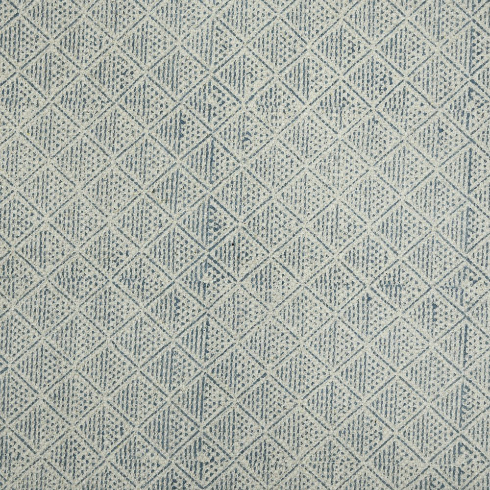 2' X 3' Gray And Blue Geometric Flatweave Handmade Distressed Area Rug With Fringe